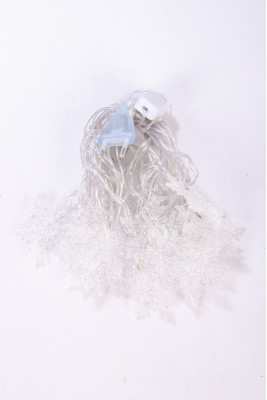 Гірлянда - сніжинка,20 синьо-білих  лампочок, 5 м